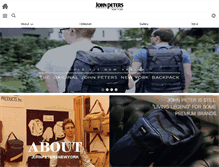 Tablet Screenshot of johnpetersnewyork.co.kr